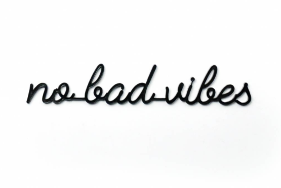 No bad vibes - Goegezegd - Muurdecoratie