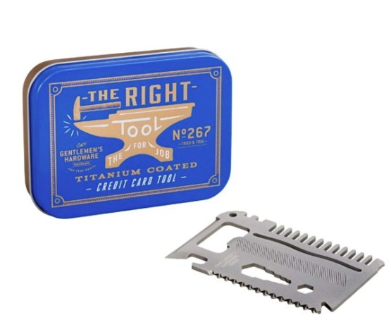 Multitool Titanium Creditcard - Gentlemen's Hardware