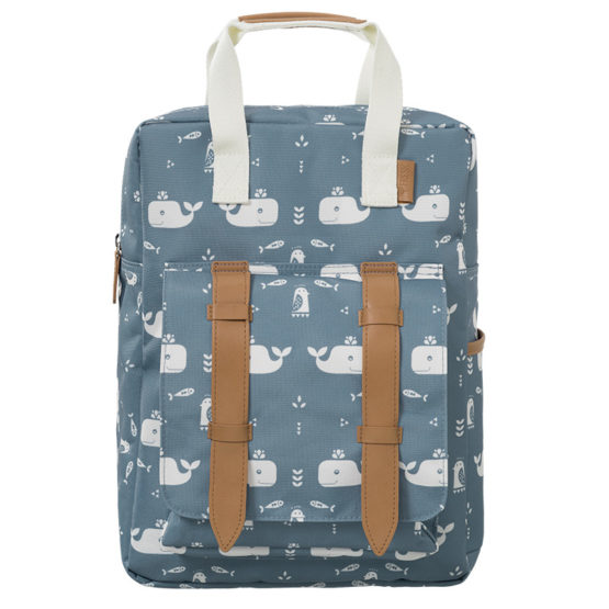 Rugtas - Walvis Blue - Groot - Fresk baby