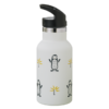 Fresk - Thermosfles incl drinkdop, RVS dop & Borstel - Pinguïn - Afbeelding 2