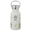 Fresk - Thermosfles incl drinkdop, RVS dop & Borstel - Pinguïn