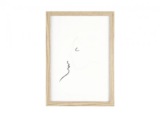 Wall art L - Kiss - Present time