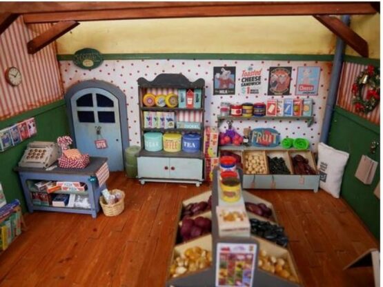Het Muizenhuis - Miniatuur Woonkamer - Karton - Afbeelding 2