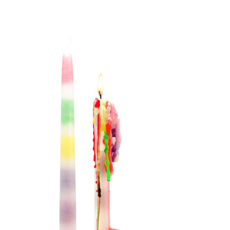 Bitten - Druipkaarsen Rainbow set van 2