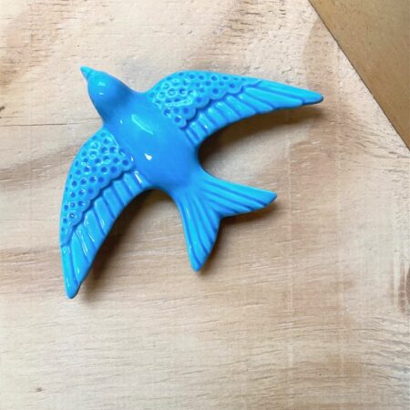 zwaluw lievelings ceramor ceramics keramiek zwaluw vogel blauw
