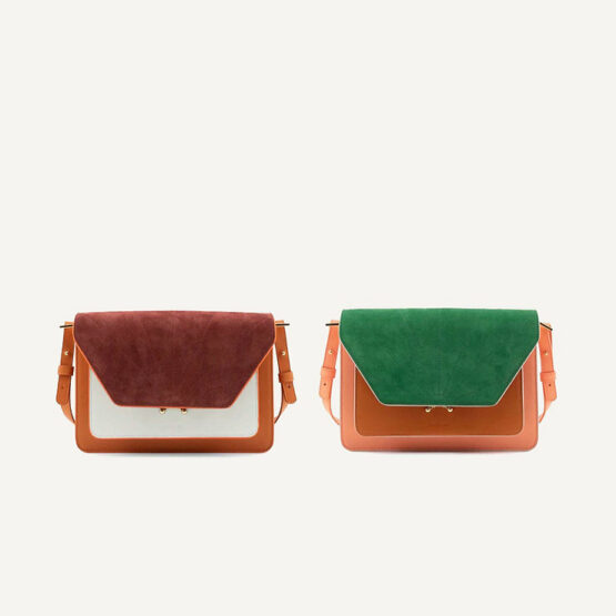 The Sticky Sis Club - Satchel - Coloré - French pink, Croissant brown and Paris green - Afbeelding 7