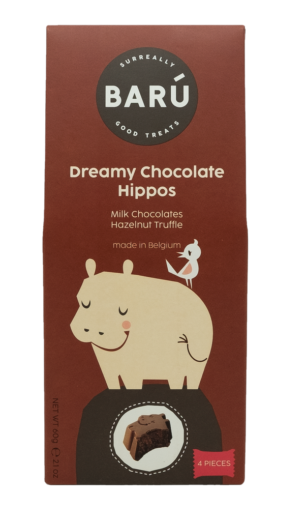 Barú Dreamy Chocolate Hippos Hazelnut Truffle Lievelings