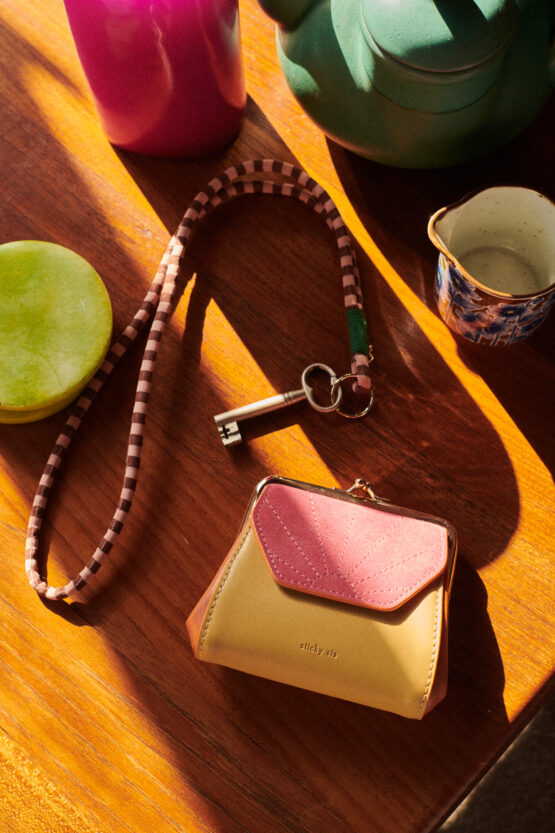 The Sticky Sis Club - Wallet - Coloré - Madeleine Beige+Croissant Brown+Tulip Pink