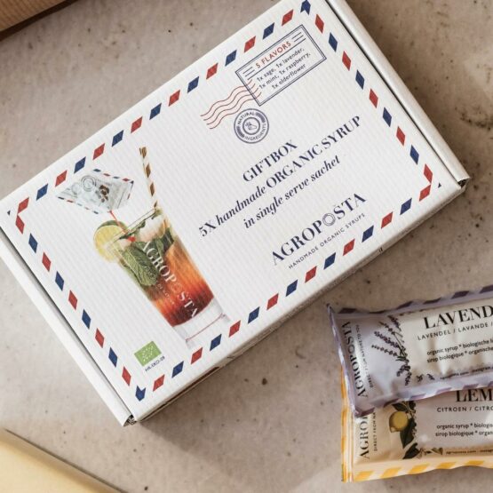 Agroposta - cadeaudoosje biologische siroop - diverse smaken