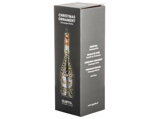 Kerstbal - Fles Champagne/Bubbles - Afbeelding 2