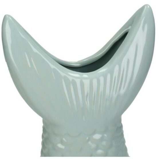 Vaas - Vissenstaart - Blauw - 29cm - Afbeelding 2