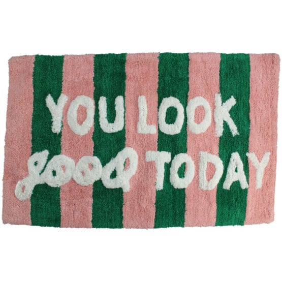 Badmat/Vloerkleedje - You look good today - 50x80cm