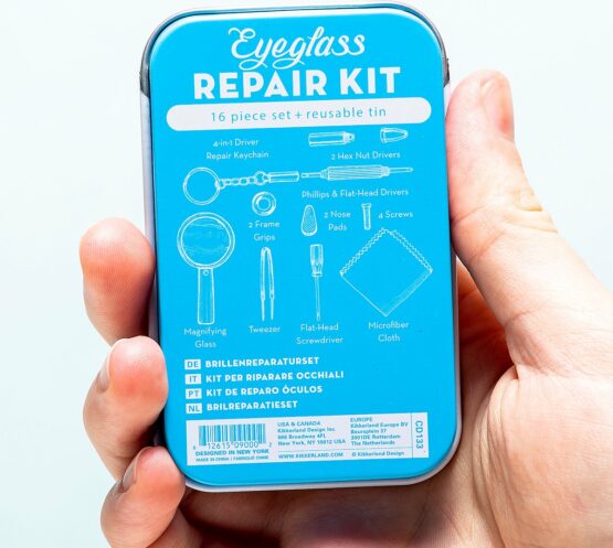 Brillenreparatieset -16-delig - Kikkerland - Afbeelding 3