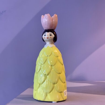 flower girl kandelaar bloemenmeisje pink lievelings