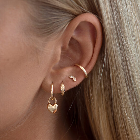 1 timi of sweden heart hoops lievelings goldplated