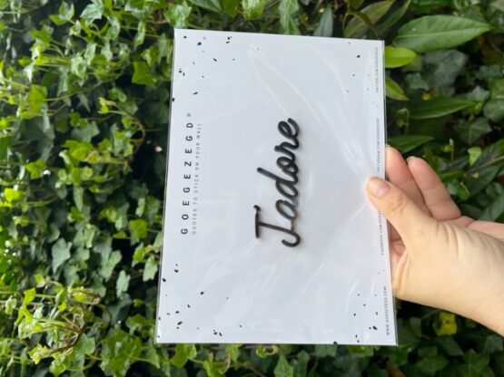 J'adore - Goegezegd - Muurdecoratie