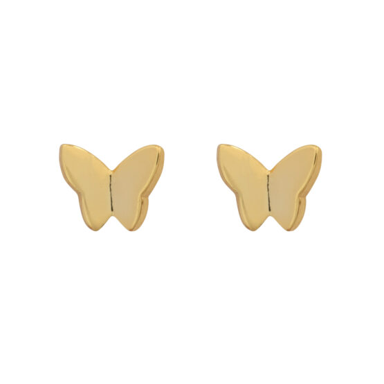 goldplated oorbellen timi of sweden lievelings mini vlinder