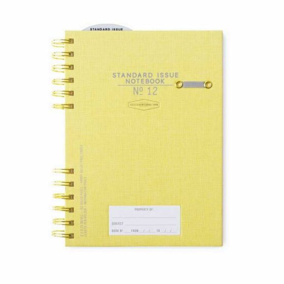 Standard Issue Notebook No12 - light yellow