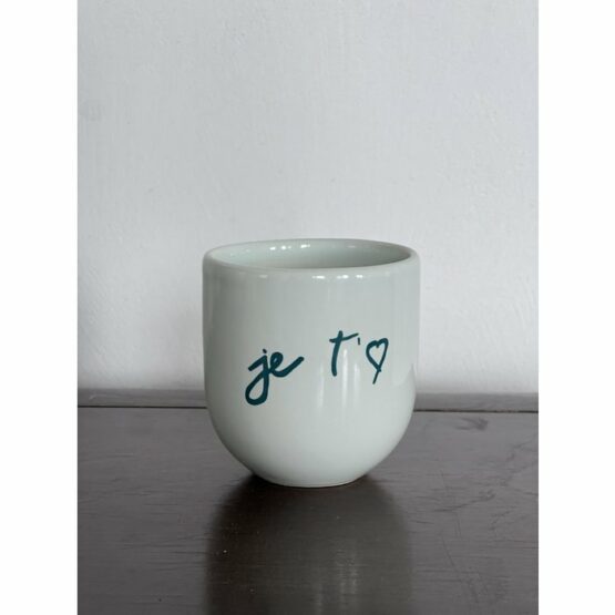 Sisi, House of Style - Mok 200cl - Je t'aime - Groen