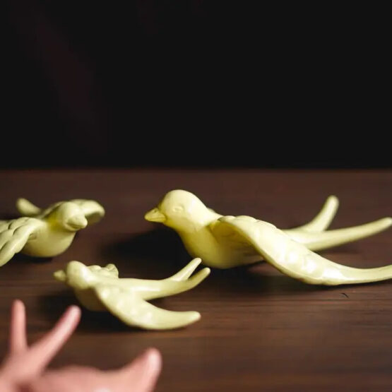 Ceramora - Zwaluw Wipstaart- diverse maten - Zachtblauw - Afbeelding 3