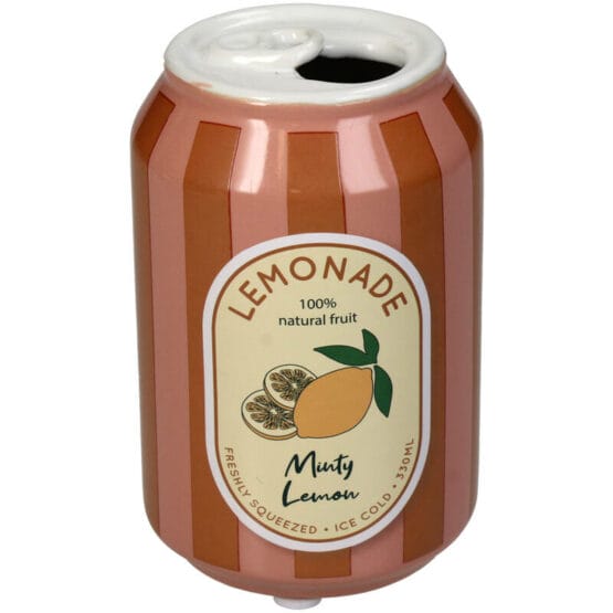 Vaasje Blik - Bruin/Roze - Keramiek