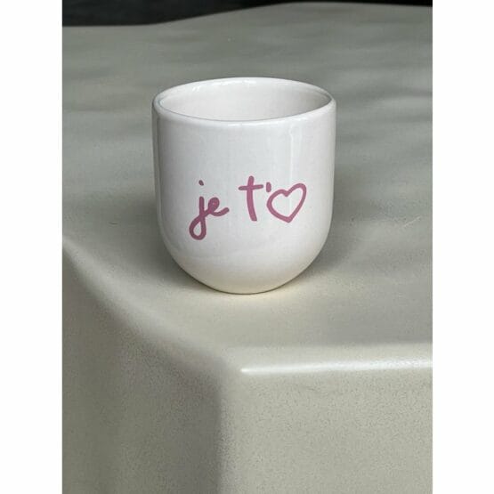 Sisi, House of Style - Mok 200cl - Je t'aime - Roze