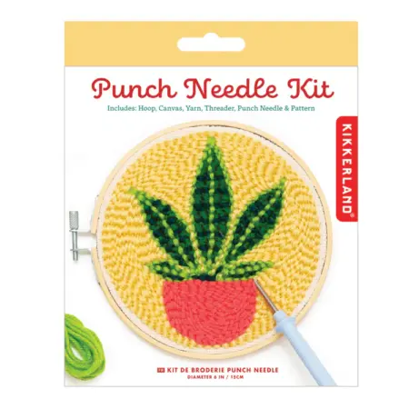 Punch Needle Kit - Kikkerland - Plantje