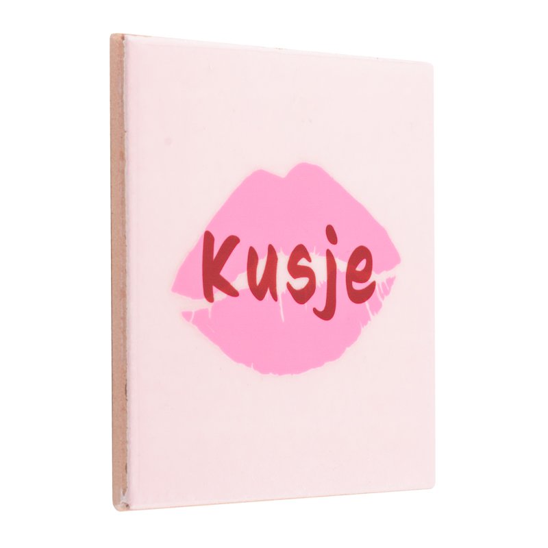 Tegeltje - Kusje - 10x10