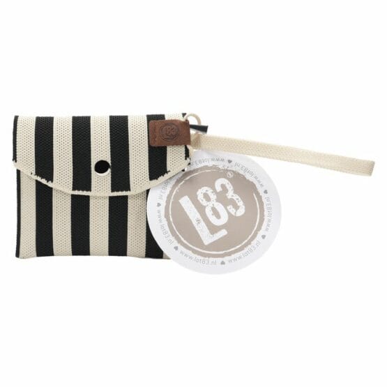 LOT83 - Portemonnee - Julia - Zwart/Beige
