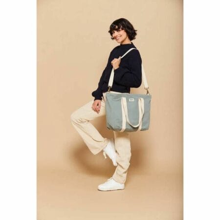 Hindbag - Cesar - Schoudertas/Shopper - Met rits&binnenzak - Sauge