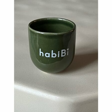Sisi, House of Style - Mok 200ml - Habibi - Donkergroen/Wit