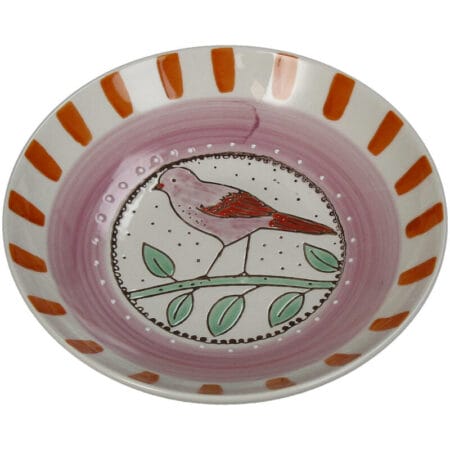 Bordje Vogel - 17,5x17,5x4 - Keramiek