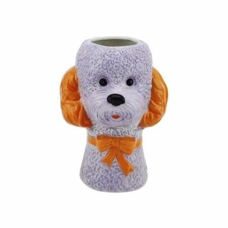 Vaas - Hond - Paars/Oranje