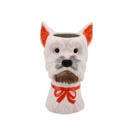 Vaas - Hond - Roze/Oranje