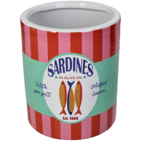 Bloempot Sardines - Rood/Roze - Large