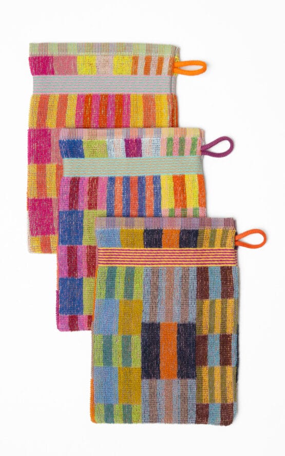 Odds & Ends - #72 - washandjes set van 3 - Foekje Fleur