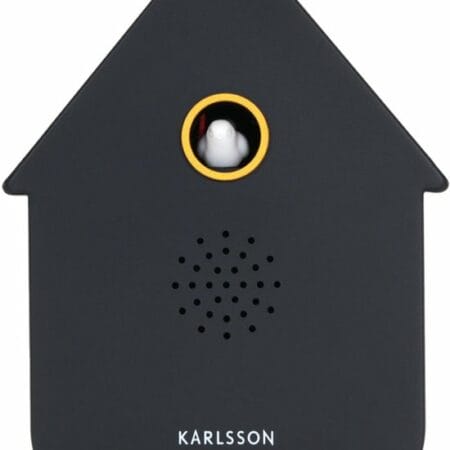 Karlsson - Sound Box Cuckoo  - 12x7.5x11.5cm - Zwart