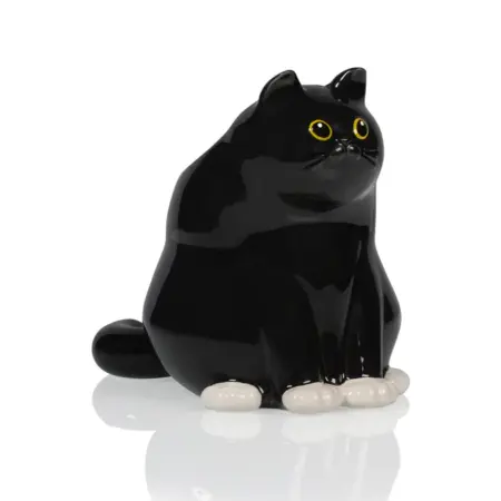 Vaas zwarte kat - Bitten