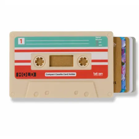 Cassette kaarthouder - Beige - Bitten