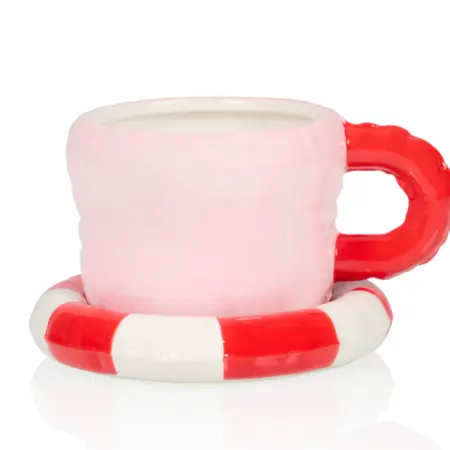 Floaty mug - Rood - Bitten