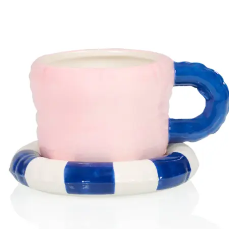 Floaty mug - Blauw - Bitten
