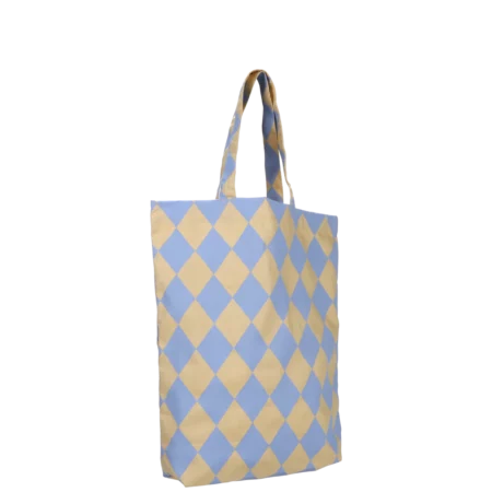 Kadodesign - Totebag - Diamond - Vanille/Sky Blue