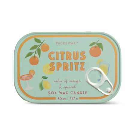Paddywax- Bistro - Kaars in (bewaar)blikje - Citrus Spritz
