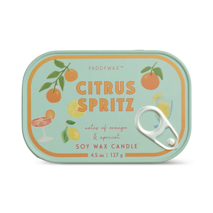 Paddywax- Bistro - Kaars in (bewaar)blikje - Citrus Spritz