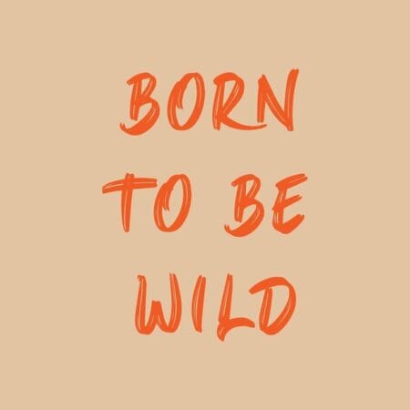 Tegeltje - Born to be wild