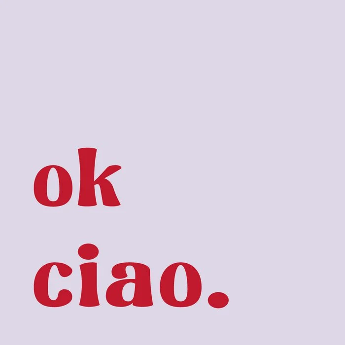 Tegeltje - Ok ciao.