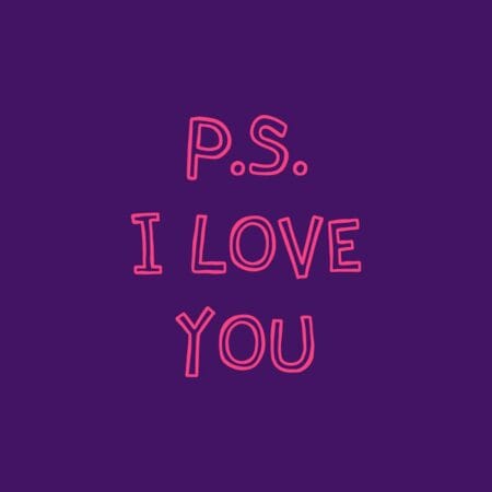 Tegeltje - P.S. I love you