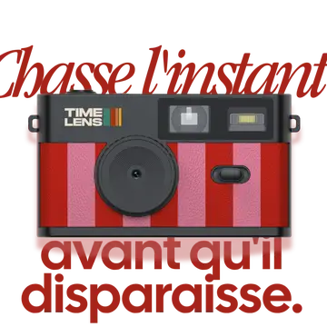 TimeLens - Oldskool Camera met USB-C - Candy/Black