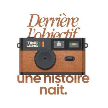 TimeLens - Oldskool Camera met USB-C - Bruin/Zwart
