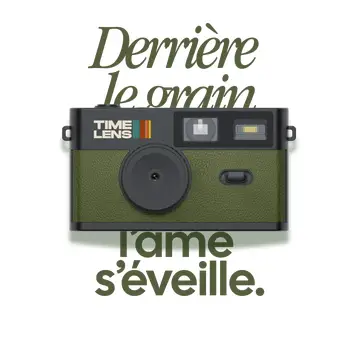 TimeLens - Oldskool Camera met USB-C - Khaki/Groen